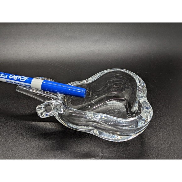 Art Vannes France Crystal Pear Ashtray, Trinket/Candy Dish, Paperweight *READ!* - Picture 11 of 14
